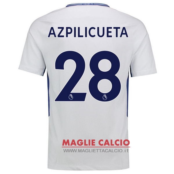 nuova maglietta chelsea 2017-2018 azpilicueta 28 seconda
